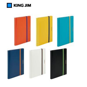 【全6色・A4二つ折り】キングジム／クリア−ファイル コンパック A4二つ折り 10ポケット(最大収納枚数:20枚)(5894H) COMPACK KING JIM｜bungle