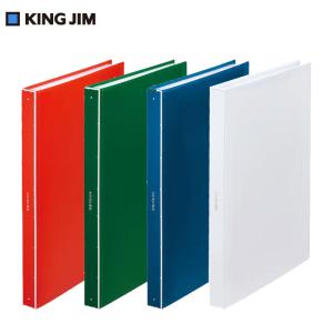 【全4色・5冊セット】キングジム／クリアーファイル ヒクタス(透明) （7281-3T）A4タテ 60ポケット　KING JIM｜bungle