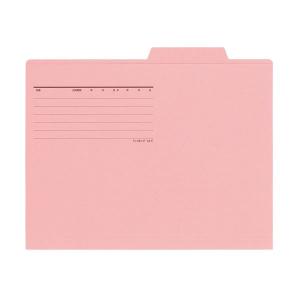 【A4-E・横型】プラス／個別フォルダーエコノミータイプ（FL-081IF・87-289）ピンク　10枚入り　実用本位の薄型カード紙を使用したタイプ／PLUS｜bungle