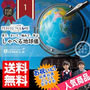 【送料無料＆在庫有り】しゃべる地球儀　パーフェクトグローブ1　PR18　お試用電池付き 　ドウシシャ8カ国語に対応した地球儀