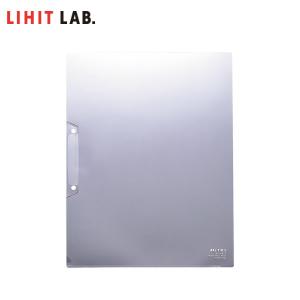 【A4サイズ】LIHIT LAB（リヒトラブ）／クリヤーホルダー（F-120）乳白 2穴ファイルにセットもできる、便利なホルダー。｜bungle