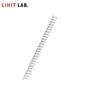 【B5・26穴】LIHIT LAB（リヒトラブ）／スライドリング（ノートリーフ100枚収容タイプ）ホワイト（F-3191）｜bungle