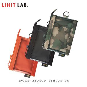 【全3色】LIHIT LAB.（リヒトラブ）／スマートフィット　クリヤーケース　A6サイズ（F-7572）　コスメ・通帳＆印鑑などに　大きく開くワイドオープンタイプ｜bungle