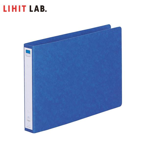 【A4-E・2穴】LIHIT LAB.（リヒトラブ）／リングファイル＜ツイストリング＞　藍(F-83...