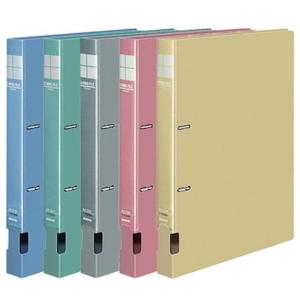 【全5色・A4-S】コクヨ／Dリングファイル・S型（フ-FD420）インターグレイ色　2穴　書類が水平に開き、閲覧に適したスタンダードなファイル KOKUYO｜bungle