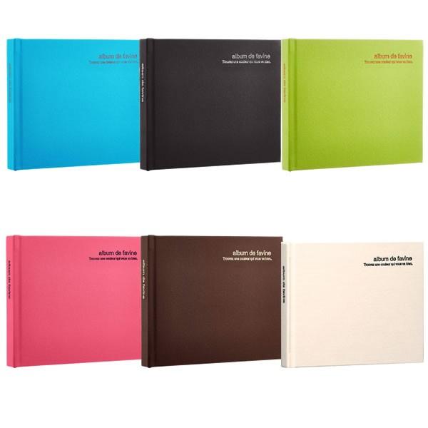 【全6色】ナカバヤシ／ドゥファビネ ブック式アルバム ミニ 100年台紙 (アH-MB-91) 何冊...