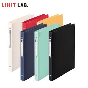 【全6色・A4-S・10ポケット】LIHIT LAB.（リヒトラブ）／noie-style クリヤーブック交換式（N-7682）丈夫な厚口ポケット リング式ファイル｜bungle