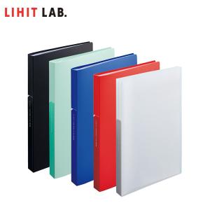 【全5色・A4サイズ】LIHIT LAB.（リヒトラブ）／ALCLEA 抗菌スリムクリヤーブック 40ポケット A4（N-7762）トップインタイプ