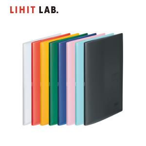 【全8色】LIHIT LAB.（リヒトラブ）／soeru クリヤーブック A4 （N-8100）N8100　トップインタイプ　資料やマニュアルなどの収容に｜bungle