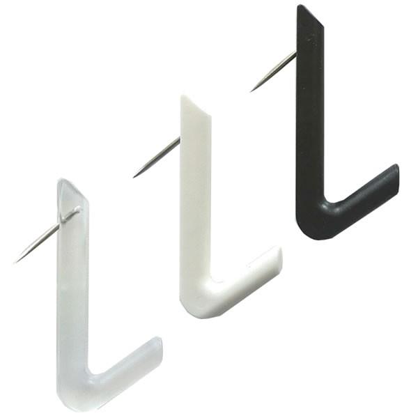 ★【全3色】ベロス／ポリカボードフックピン 3本入（PBHP-354）画鋲部分が斜めにささるのでしっ...