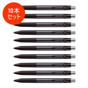 【10本セット】三菱鉛筆／消せるゲルインクボールペン uni-ball 10本入 ガンメタリック R:E 0.5mm（URN23005.43）URN-230-05.43｜bungle