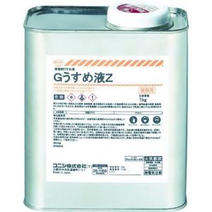 あすつく対応 「直送」 コニシ 44704 接着剤１液タイプ Ｇうすめ液Ｚ １ｋｇ 447-4708 ポイント10倍｜bungoot