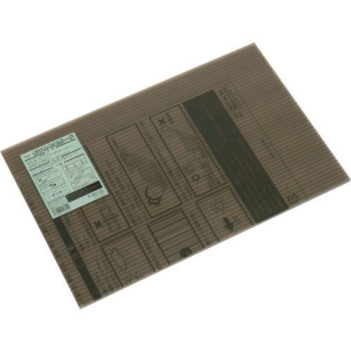 あすつく対応 「直送」 光 KTP4536W2 ポリカ中空ボード スモーク ３００×４５０×６ KT...