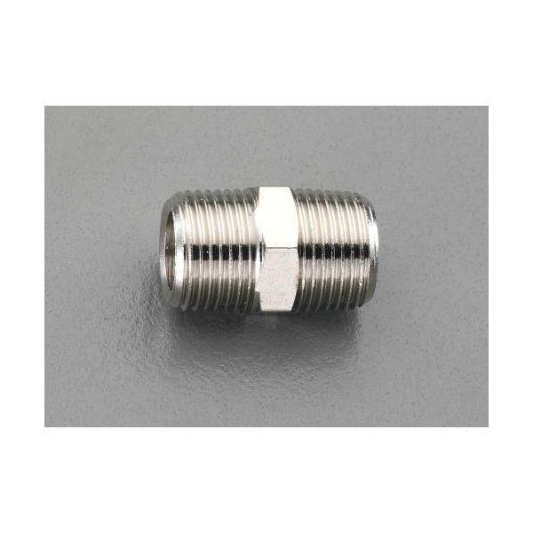 エスコ EA141CD-101 Ｒ　１／８“ｘＲ　１／８“　ニップル（真鍮製） EA141CD101...
