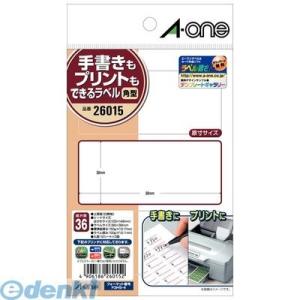 A-one（エーワン） ［26015］ 手書きもプリントもできるラベル　角型３面 490618626...