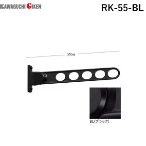 川口技研  RK-55-BL 【2個入】  RK型 窓枠用物干金物 ホスクリーン ブラック 黒 屋外用RK55BL ポイント10倍｜bungoot