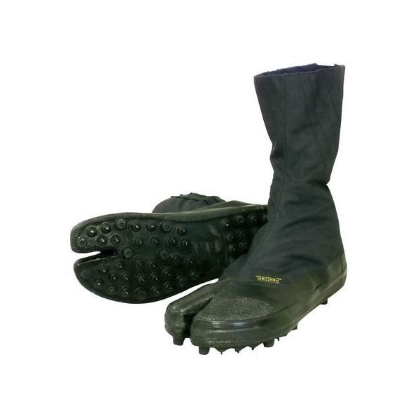 日進ゴム 4932807002191 JSシューズ 8V 大馳8枚スパイク足袋 黒 22．5