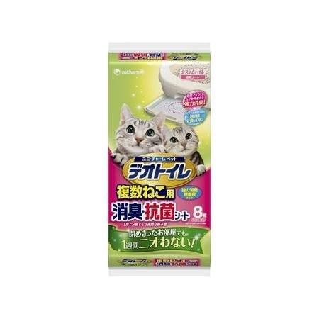 ユニ・チャーム  4520699612415 1週間消臭・抗菌デオトイレ 複数ねこ用 消臭・抗菌シー...