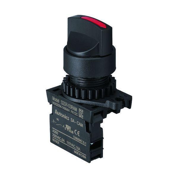 あすつく対応 「直送」 ＴＲＵＳＣＯ 25S-902-1A-R セレクタスイッチ　Φ２５　９０°２ノ...