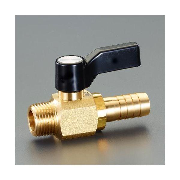 エスコ EA425AG-136 R 1／2”x16．0mm ミニボールバルブ 灯油小出し用 EA42...