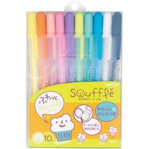 サクラクレパス ゲルインクボールペン ボールサインスフレ 10色セット