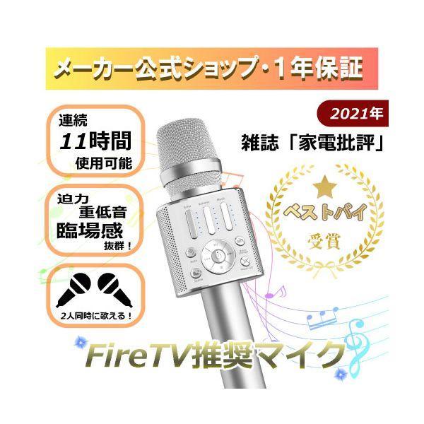 Gigastone KRM-8500SL Gigastoneカラオケマイクシルバー ワイヤレス Bl...