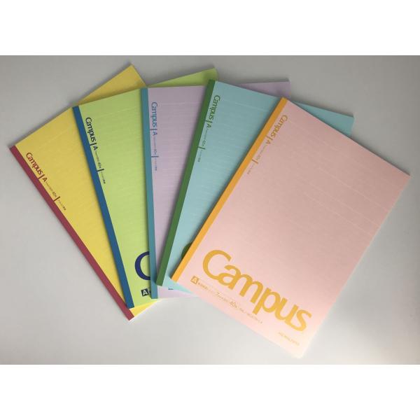コクヨ キャンパス Campus ノート 【40枚】B5 A罫ドット入り 5色 5冊セット ノ-4C...