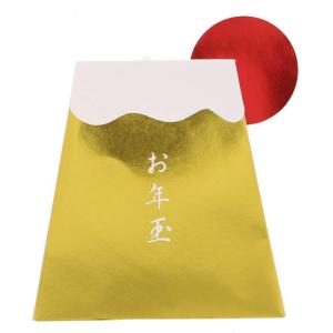 サンリオ ダイカット ポチ袋 3枚入り 富士山 ゴールド 四つ折り用 祝儀袋 お年玉袋 2022年 キッズ グッズ 日本製の商品画像