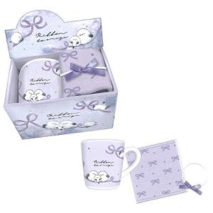 ギフトタオル 透けるおばけちゃん マグカップ＆タオルセット いっぱい