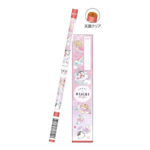 カミオジャパン かきかた鉛筆 赤 SWEET MARINE LIFE 丸軸 2023年 入学アイテム 名入れ お祝い 記念品 プレゼント ギフト 日本製