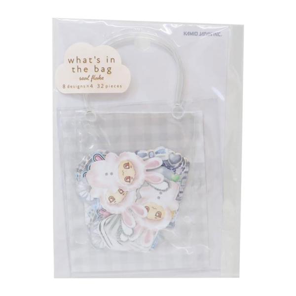 カミオジャパン WHAT‘S IN THE BAG シールフレーク アイドル好きのバッグの中身 デコ...