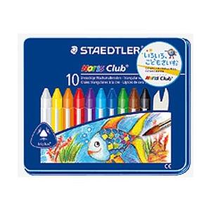 最高級の書き心地　ステッドラー　ノリスクラブ トリプラス クレヨン10色