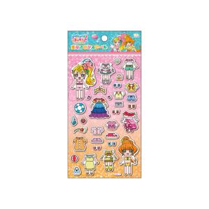 トロピカル〜ジュ！プリキュア 変身きせかえシール A柄 女の子 キッズ プレゼント ステイホーム｜bungu-mori