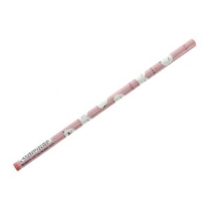 クーリア ホロラメ鉛筆 赤 シマフワデイズ 丸軸 オシャレ プレゼント 日本製 丸つけ チェック