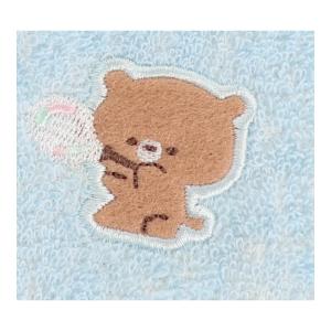 クーリア ジャガードミニタオル クマ 汗拭きタ...の詳細画像1