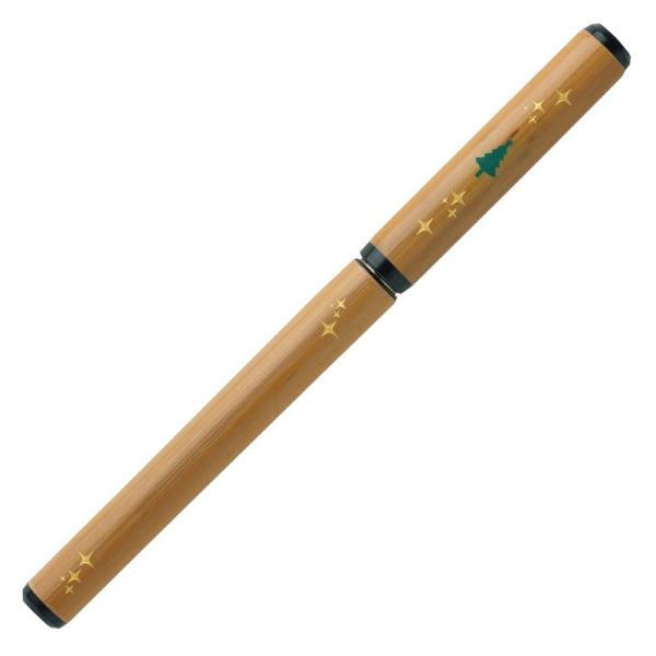 あかしや　天然竹筆ペン桐箱入り”ツリー ”　お祝い・贈答・記念品に昔ながらの竹の筆ペンをいかがでしょ...