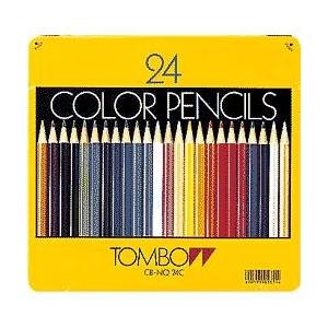 トンボ鉛筆 色鉛筆 NQ 24色缶 名入れ 記念品 お祝い 高品質 プレゼント 卒園 ロングセラー