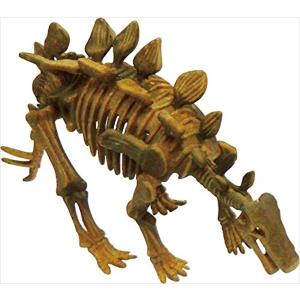 骨のパズルを組み立てると、本格的な化石の恐竜が出来上がります! ビバリー 3D恐竜パズル ミニ ステゴサウルス｜bungu-mori