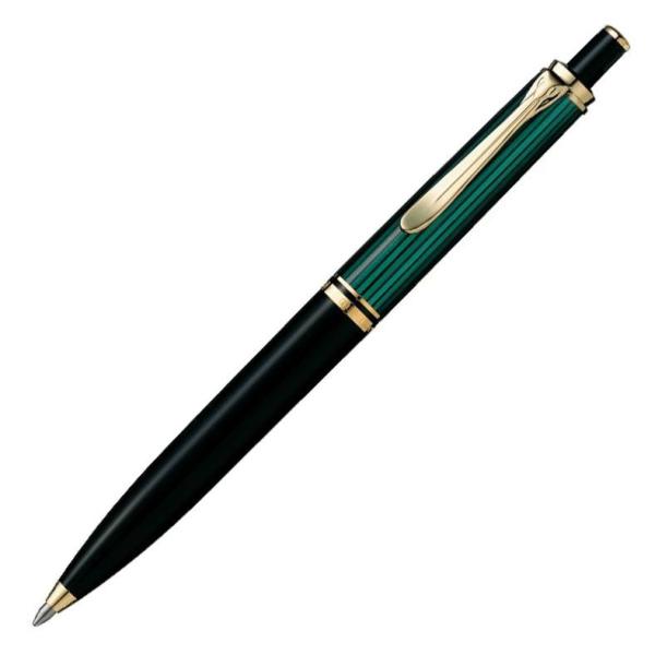 ペリカン スーベレーン K400 ボールペン 緑縞 人気 高級 ギフト 名入れ無料 プレゼント 祝い