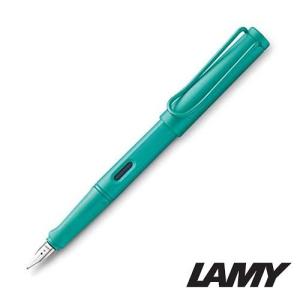 LAMY（ラミー） サファリ 万年筆 中字-M アクアマリン 赤クリップ