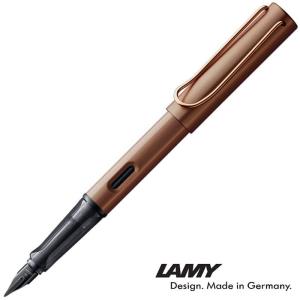 LAMY 万年筆 ルクス Lx マロン EF アルミ素材とメタルパーツの組み合わせにより煌びやかで高級感溢れる雰囲気の筆記具｜bungu-mori
