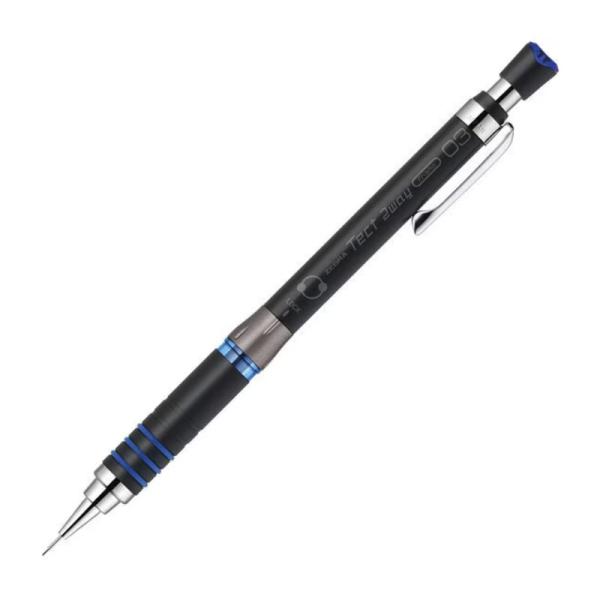 ゼブラ テクトツーウェイ 0.3mm ブラックブルー フリシャ機能切替付シャープペン マット調 限定...