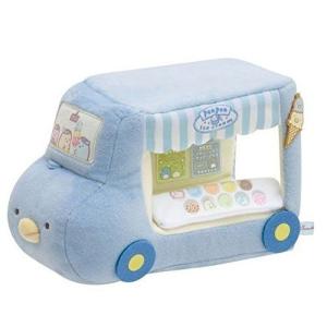 値下げ　すみっこぐらし　学校、アイスクリームカー他ぬいぐるみセット すみっコぐらし シーンぬいぐるみ アイス屋さんワゴン ぺんぺんアイス
