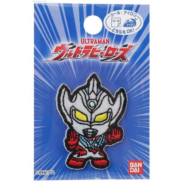 パイオニア ウルトラヒーローズ ミニワッペン ウルトラマンタイガ シール&amp;アイロン接着 グッズ かわ...