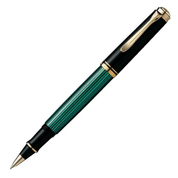 ペリカン スーベレーン R400 ローラーボールペン 緑縞 人気 高級 ギフト 名入れ無料 プレゼン...