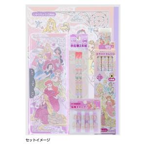 【希少】 ディズニープリンセス 文房具セット まとめ売り サンスター文具 ディズニープリンセス 文具セット クリスタルケース