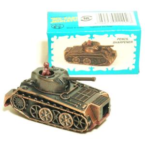 アンティークシャープナー 戦車 レトロ 鉛筆削り コレクション プレゼント 置物｜bungu-mori