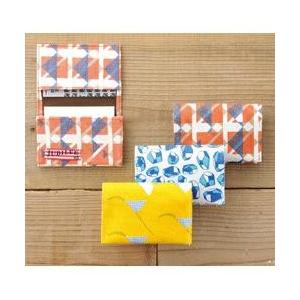 テキスタイルデザイナー・シミズダニヤスノブ氏とのコラボレーション トライストラムス ネームカードケー...