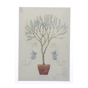 ユージン ポストカード 山田和明 オリーブの樹に聞いてみる オシャレ プレゼント メッセージカード