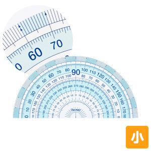 爆買Point+5% 先生おすすめ分度器（小）はし０メモリ ぴたっと止まるすべり止め付 小学生 中学生（メール便発送）｜文具スタイル Yahoo!店